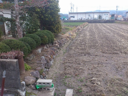 宅地石積み・田畦石積み改修