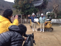 地元テレビ局の取材を受けました。